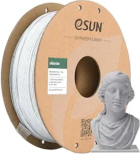 eSUN3D eSUN Marble PLA Filament, 1KG Spool 3D Printing Filament for 3D Printers, Marble Color