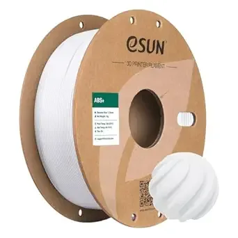 eSUN3D eSUN ABS+ Filament, 3D Printer Filament ABS Plus, Dimensional Accuracy +/-, 1KG Spool (2.2 LBS) 3D Printing Filament for 3D Printers, Cold White