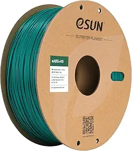 eSUN3D eSUN High Speed ABS+ Filament, Excellent Layer Adhesion 3D Printer Filament Speedy ABS Plus for Fast Printing, 1KG Spool (2.2 LBS) 3D Printing Filament for 3D Printers, Green