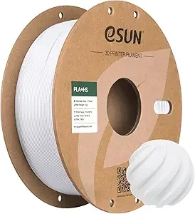 eSUN3D eSUN High Speed PLA+ Filament, 3D Printer Filament Speedy PLA Plus for Fast Printing, Dimensional Accuracy +/-, 1KG Cardboard Spool 3D Printing Filament for 3D Printers, Cold White