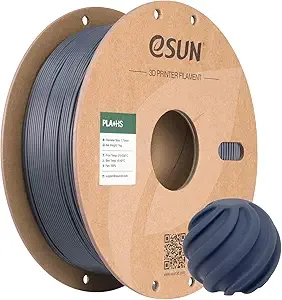 eSUN3D eSUN High Speed PLA+ Filament, 3D Printer Filament Speedy PLA Plus for Fast Printing, Dimensional Accuracy +/-, 1KG Cardboard Spool (2.2 LBS) 3D Printing Filament for 3D Printers, Grey