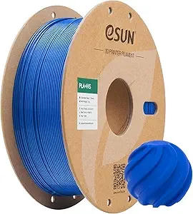 eSUN3D eSUN High Speed PLA+ Filament, 3D Printer Filament Speedy PLA Plus for Fast Printing, Dimensional Accuracy +/-, 1KG Cardboard Spool (2.2 LBS) 3D Printing Filament for 3D Printers, Blue