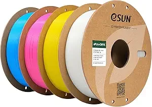 eSUN3D eSUN CMYK PLA+ Filament 1KG*4 Bundle 3D Printer Filament PLA Plus