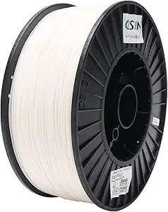 eSUN3D eSUN PLA+ Filament, Enhanced Toughness 3D Printer Filament PLA Plus, Dimensional Accuracy +/-, 3KG Spool (6.6 LBS) 3D Printing Filament for 3D Printers, White