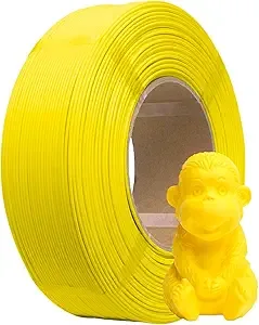 eSUN3D eSUN PLA+ Refilament, 3D Printer Refill PLA Plus, Dimensional Accuracy +/-, 1KG Spoolless 3D Printing Filament for 3D Printers, Yellow