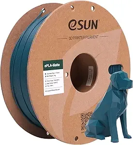 eSUN3D eSUN Matte PLA Filament, Matte 3D Printer PLA Filament, 1KG Spool 3D Printing Filament for 3D Printers, Morandi Green