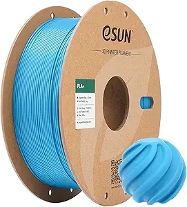 eSUN3D eSUN PLA+ Filament, 3D Printer Filament PLA Plus, Dimensional Accuracy +/-, 1KG Spool (2.2 LBS) 3D Printing Filament for 3D Printers, Space Blue
