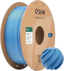 eSUN3D eSUN PLA+ Filament, 3D Printer Filament PLA Plus, Dimensional Accuracy +/-, 1KG Spool (2.2 LBS) 3D Printing Filament for 3D Printers, Haze Blue