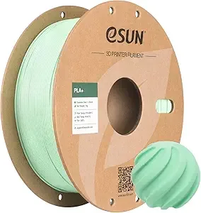 eSUN3D eSUN PLA+ Filament, 3D Printer Filament PLA Plus, Dimensional Accuracy +/-, 1KG Spool (2.2 LBS) 3D Printing Filament for 3D Printers, Mint Green