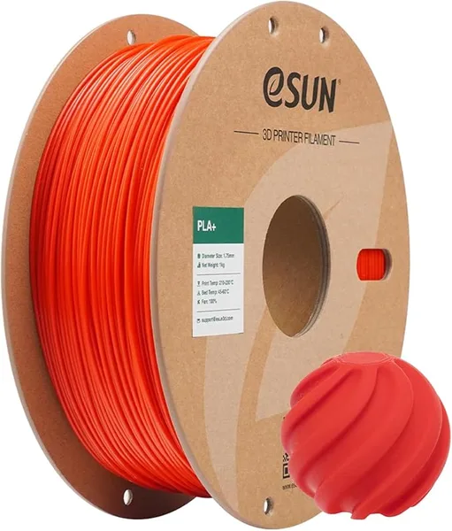 eSUN3D PLA+ RGB Red