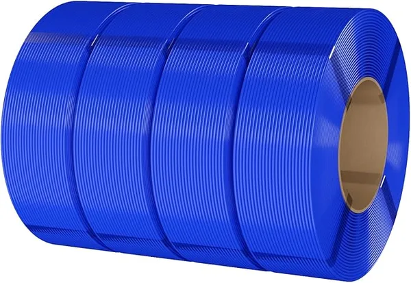 eSUN3D eSUN PLA Basic Refilament, 3D Printer Refill High Speed PLA for Fast Printing, 1KG per Roll, 4 Rolls Spoolless 3D Printing Filament for High Speed 3D Printers, Blue