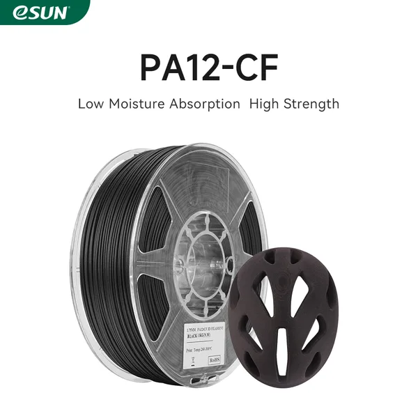 eSUN3D eSUN PA12-CF 3D Filament 1KG