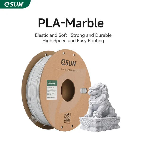 eSUN3D eSUN PLA-Marble 3D Filament 1KG