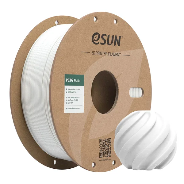 eSUN3D eSUN PETG-Matte 3D Filament 1KG