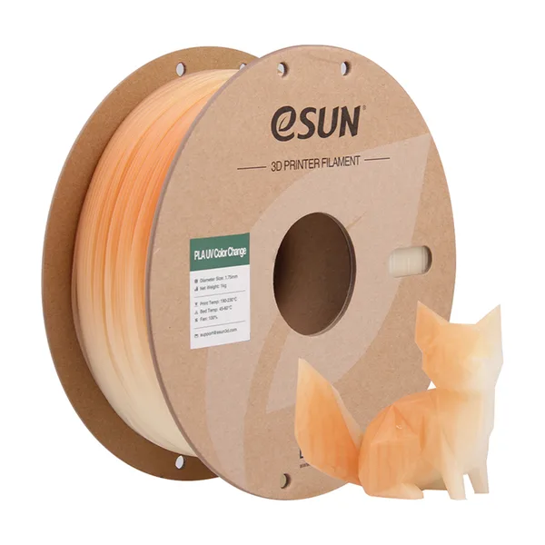 eSUN3D eSUN PLA-UV Color Change 3D Filament 1KG