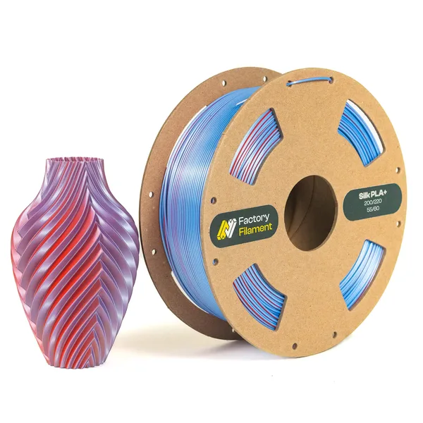 Factory Filament Dual Color Silk PLA+
