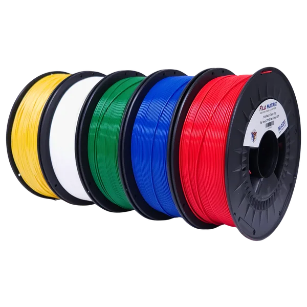 Filamatrix PLA Summer Soccer Colors - 5 Spool Filament Bundle (5kg)