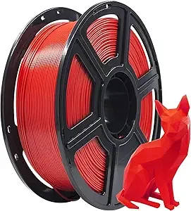 Flashforge FLASHFORGE PLA Filament Red, 3D Printer Filament 1kg (2.2lbs) Spool, Dimensional Accuracy +/-, 3D Printing Filament Easy to Use and Fits for Most FDM 3D Printers