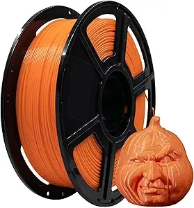 Flashforge FLASHFORGE PLA Filament, 3D Printer Filament 1kg (2.2lbs) Spool, Dimensional Accuracy +/-, 3D Printing Filament Easy to Use and Fits for Most FDM 3D Printers (Orange)