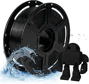 Flashforge FLASHFORGE PETG Pro Filament Black, 3D Printer Filament 1kg (2.2lbs) Spool, Dimensional Accuracy +/-, 3D Printing Filament for Various Mechanical Parts, Waterproof Parts