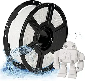 Flashforge FLASHFORGE PETG Pro Filament White, 3D Printer Filament 1kg (2.2lbs) Spool, Dimensional Accuracy +/-, 3D Printing Filament for Various Mechanical Parts, Waterproof Parts