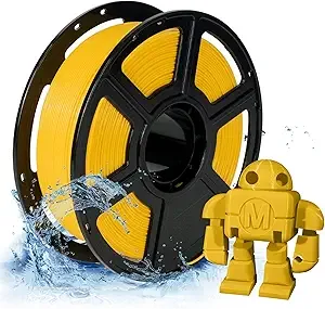 Flashforge FLASHFORGE PETG Pro Filament Yellow, 3D Printer Filament 1kg (2.2lbs) Spool, Dimensional Accuracy +/-, 3D Printing Filament for Various Mechanical Parts, Waterproof Parts