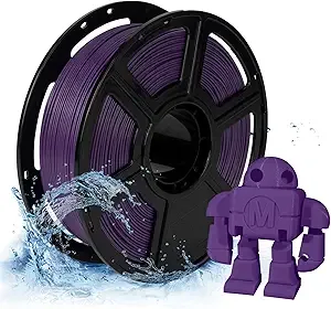 Flashforge FLASHFORGE PETG Pro Filament Purple, 3D Printer Filament 1kg (2.2lbs) Spool, Dimensional Accuracy +/-, 3D Printing Filament for Various Mechanical Parts, Waterproof Parts