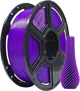 Flashforge FLASHFORGE PLA Filament, 3D Printer Filament 1kg (2.2lbs) Spool, Dimensional Accuracy +/-, 3D Printing Filament Easy to Use and Fits for Most FDM 3D Printers (Purple)
