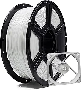 Flashforge FLASHFORGE ABS Pro Filament White, 3D Printer Filament 1kg (2.2lbs) Spool-Dimensional Accuracy +/-, Hot Deformation Below 90℃, Great for Printing Heat-Resistant Functional Parts