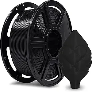 Flashforge FLASHFORGE ABS Pro Filament Black, 3D Printer Filament 1kg (2.2lbs) Spool-Dimensional Accuracy +/-, Hot Deformation Below 90℃, Great for Printing Heat-Resistant Functional Parts