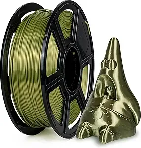 Flashforge Flashforge 3D Printer Filament Silk PLA 1kg Spool-Dimensional Accuracy +/- (Bronze)