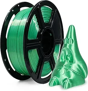 Flashforge Flashforge 3D Printer Filament Silk PLA 1kg Spool-Dimensional Accuracy +/- (Green)
