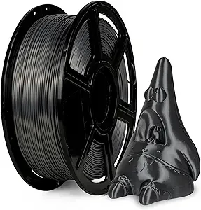 Flashforge Flashforge 3D Printer Filament Silk PLA 1kg Spool-Dimensional Accuracy +/- (Metal Grey)