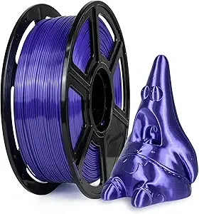 Flashforge Flashforge 3D Printer Filament Silk PLA 1kg Spool-Dimensional Accuracy +/- (Blue)