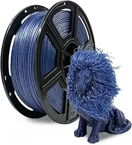 Flashforge FLASHFORGE PLA Filament Galaxy Blue, 3D Printer Filament with Silver Glitter 1kg (2.2lbs) Spool, Dimensional Accuracy +/-, Shimmering 3D Printing Filament for Unique Finish