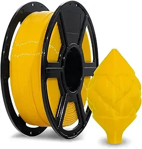 Flashforge FLASHFORGE ABS Pro Filament Yellow, 3D Printer Filament 1kg (2.2lbs) Spool-Dimensional Accuracy +/-, Hot Deformation Below 90℃, Great for Printing Heat-Resistant Functional Parts