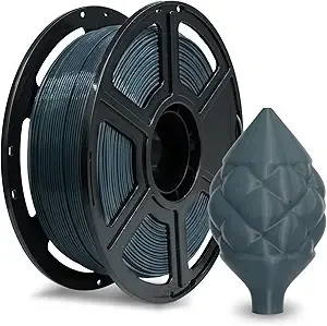 Flashforge FLASHFORGE ABS Pro Filament Grey, 3D Printer Filament 1kg (2.2lbs) Spool-Dimensional Accuracy +/-, Hot Deformation Below 90℃, Great for Printing Heat-Resistant Functional Parts