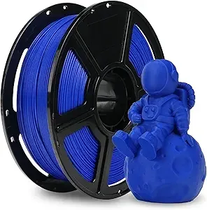 Flashforge FLASHFORGE PLA Filament +/-, Matte Blue 3D Printer Filament 1kg (2.2lbs) Spool, Excellent Printing Performance, Easy to Use for Most FDM 3D Printers