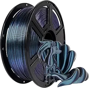 Flashforge FLASHFORGE PETG Pro Filament +/- Burnt Titanium, Color Changeable 3D Printer Filament 1kg, Chameleon 3D Printing Filament Changing Colors with Light, Perfectly Hide The Layer Line