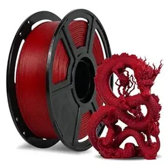 Flashforge FLASHFORGE Rapid PLA Filament Ruby Red/s High Speed Printing, 3D Printer Filament 1kg Spool, Dimensional Accuracy +/-, Enjoy Exceptional Print Quality