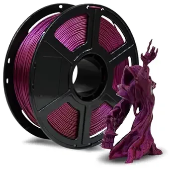 Flashforge FLASHFORGE Rapid PLA Filament +/- Abyssal Red, Max/s High Speed Printing, 3D Printer Filament 1kg(2.2lbs), Changing Colors with Light, Perfectly Hide The Layer Line