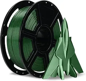 Flashforge FLASHFORGE Rapid PETG Filament Metallic Green, Max/s High Speed Printing, 3D Printer Filament 1kg Spool, Dimensional Accuracy +/-, Fits Most 3D Printers