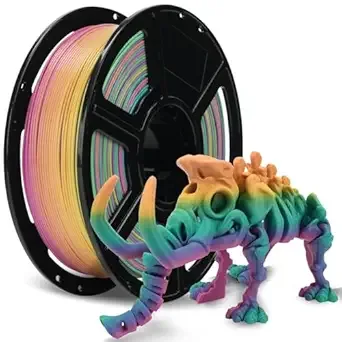 Flashforge FLASHFORGE Rapid PLA Rainbow Candy/s High Speed Printing, 3D Printer Filament 1kg Spool, Dimensional Accuracy +/-, Enjoy Exceptional Print Quality