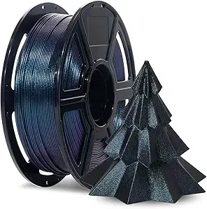 Flashforge FLASHFORGE Rapid PETG Filament Burnt Titanium/s Fast Printing, 3D Printer Filament 1kg Spool, Dimensional Accuracy +/-, Changing Colors with Light, Perfectly Hide The Layer Line