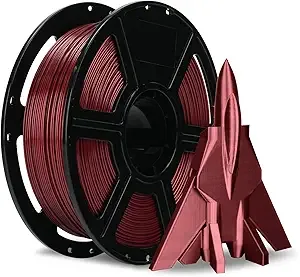 Flashforge FLASHFORGE Rapid PETG Filament Metallic Red, Max/s High Speed Printing, 3D Printer Filament 1kg Spool, Dimensional Accuracy +/-, Fits Most 3D Printers