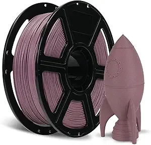 Flashforge FLASHFORGE Carbon Fiber PETG Filament Dusty Pink, Reinforced 3D Printer Filament 1kg, Lightweight & High-Strength PETG-CF Filament, Strong & Easy to Print
