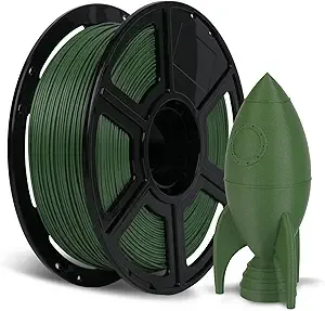 Flashforge FLASHFORGE Carbon Fiber PETG Filament Grass Green, Reinforced 3D Printer Filament 1kg, Lightweight & High-Strength PETG-CF Filament, Strong & Easy to Print