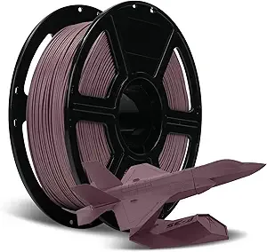 Flashforge FLASHFORGE Carbon Fiber PLA Filament Dusty Pink, Reinforced 3D Printer Filament 1kg, Lightweight & High-Strength PLA-CF Filament, Strong & Easy to Print