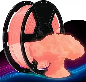 Flashforge FLASHFORGE Rapid PLA Filament Luminous Red/s High Speed Printing, Glow in the Dark 3D Printer Filament 1kg Spool, Dimensional Accuracy +/-, Brilliant, Long-Lasting Glow