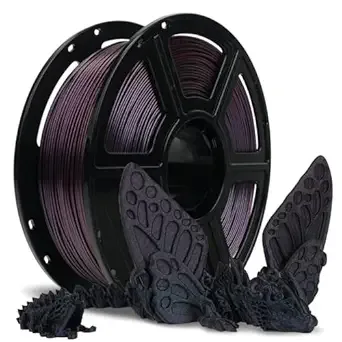 Flashforge FLASHFORGE Rapid PLA Filament +/- Burnt Titanium to Abyssal Red Gradient, Max/s High Speed Printing, 3D Printer Filament 1kg(2.2lbs), Changing Colors with Light